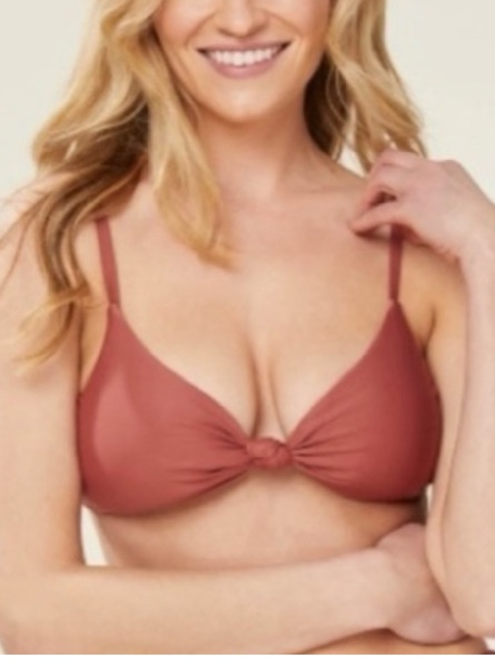 NWT Andie The Santorini Top in Clay Color Size Large